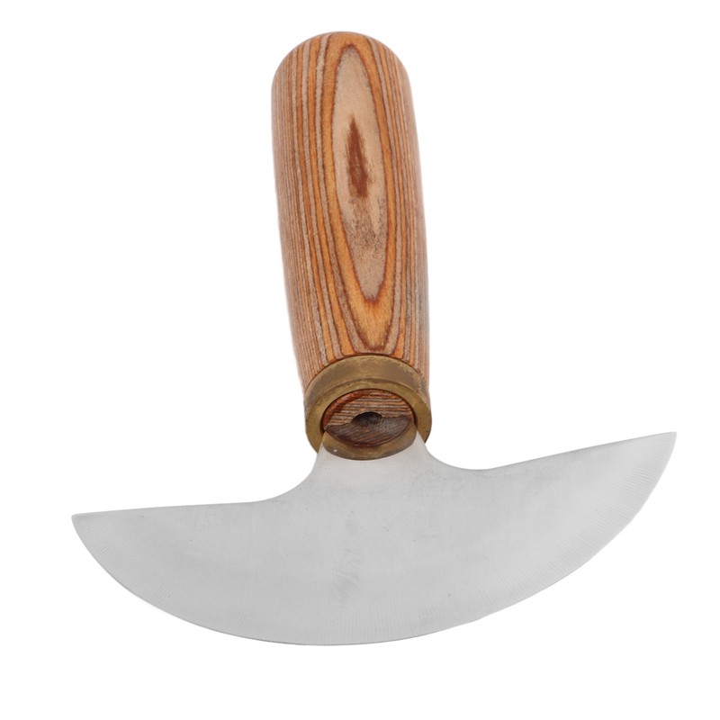 Round Leather Knife DIY High Carbon Steel Leather Cutting Tools
