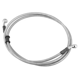 Motoforti 160cm 62.99" Motorcycle ATV Braided Brake Clutch Oil Hoses Line Pipe