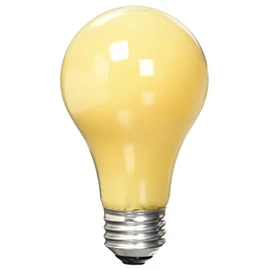GE G E Lighting 61435 Bug Light Bulb, 90W, Yellow, 2-Pack