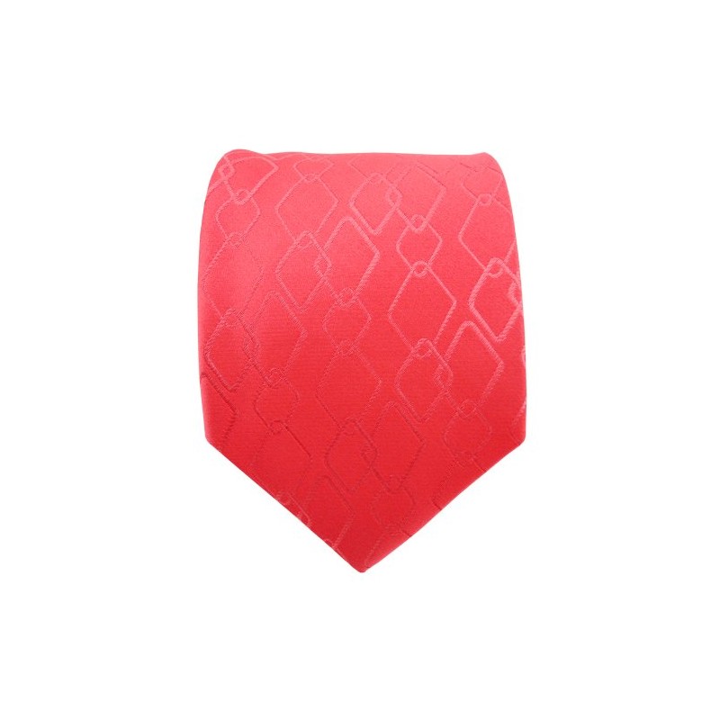 TigerTie Satin Skinny Tie Silk Tie with Red Rose Pattern