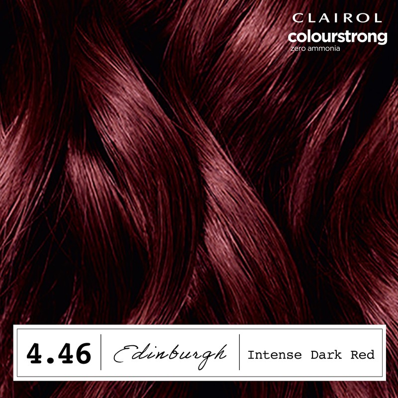 CLAIROL COLOUR STRONG PERMANENT HAIR DYE - 4.46 INTENSE DARK