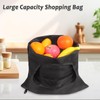 Niuoppy 4PCS Polyester Reusable Shopping Bags, Foldable Shopping Bag, Washable