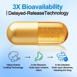Lsoiux Berberina Liposomal 1500mg Con Canela 120 Cápsulas
