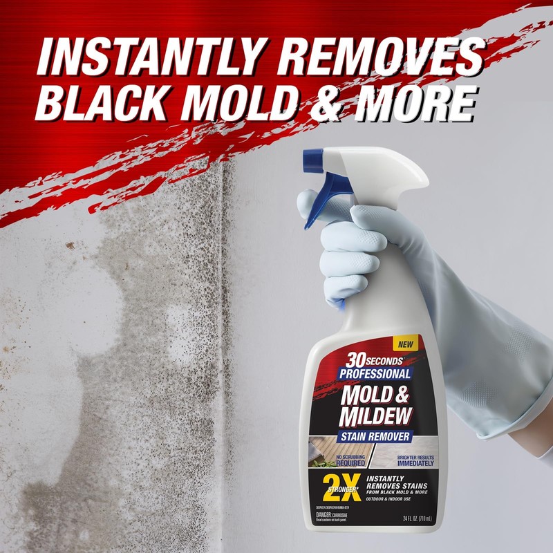 30 SECONDS Pro Mold and Mildew Stain Remover | Scrub