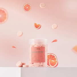 NOVAL Pedicure Spa Tablet - Fast Dissolving, Gentle & Portable Foot Soak for Softening Calluses & Hydrating Skin, Orange Scent