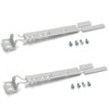 2X Fridge & Freezer Cupboard Door Mounting Kit Slider Compatible