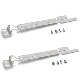 2X Fridge & Freezer Cupboard Door Mounting Kit Slider Compatible With Zanussi 4055372405
