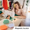 3PCS Magnetic Seam Guides for Sewing Machine, Multifucntional Polygonal Hemmer