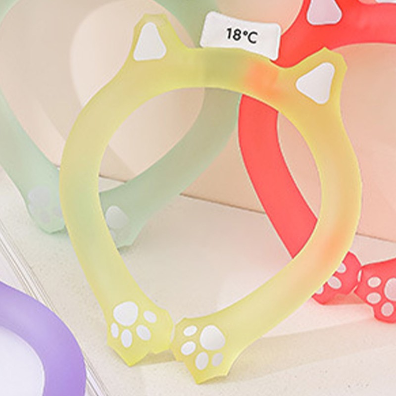 Neck Cooling Ring Wearable Cooling Neck Wraps Reusable Hands Free
