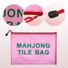 Rurulenlen 2Pack Mahjong Tile Bag, Mah jong Case for American