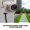 Yunseity -Camera, 3.6 mm 6 LEDs Wired CMOS Audio/Video CCTV