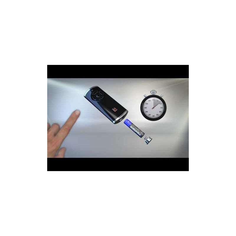 Hörmann HSE 4 868 BS BiSecur Structure Matt Black Handheld