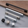 Zinc Alloy Matt Black Handle Cabinet Door Handles and Pulls