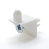 ReplacementScrews White Shelf Support Pins Compatible with IKEA Part 101558