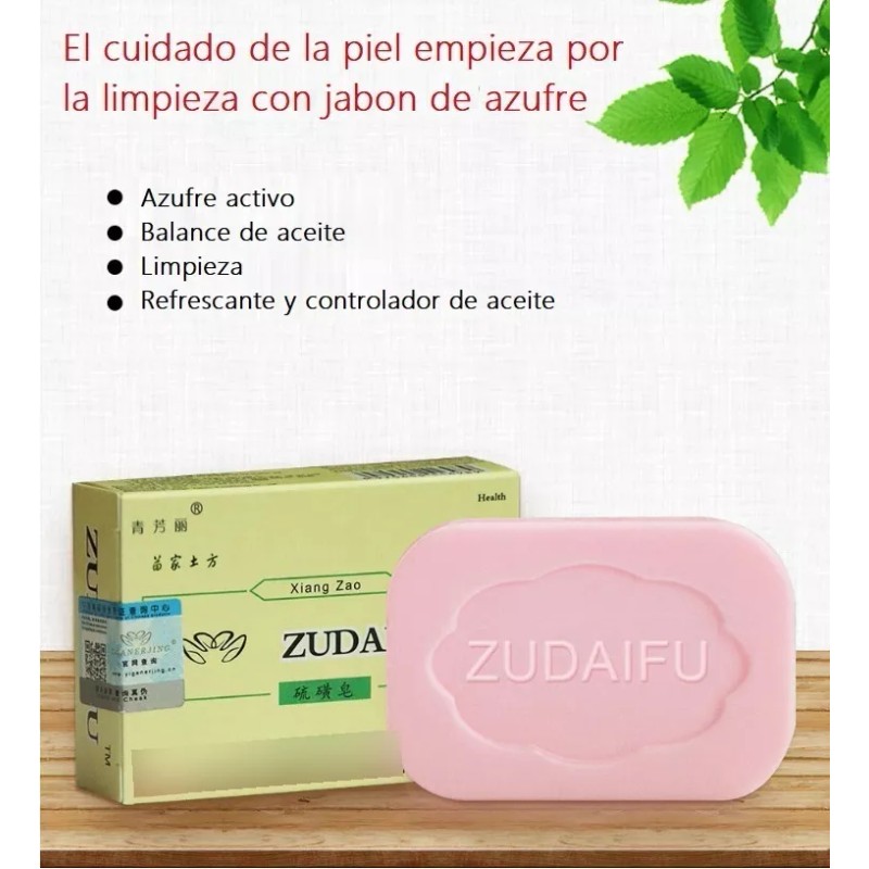 Zudaifu Jabon Zudaifu Original Para Psoriasis Y Bacterias En La