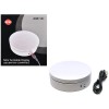 DCD Mini 4.75\" Turntable Display Stand with White Base for