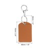 [PATIKIL] Leather Key Chain PU Leather Keychain with Key Ring