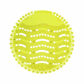 LOVQFING LOVQFINGStinged urinal fragrance tablets for men, urinal fragrance pad, urinal fragrance tablets, special odor removal (24 pieces, Yellow (lemon scent))