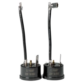 Unbranded 2Pcs Thermal Overload Protector 1/6HP 125W 220V 50/60Hz for Most Fridges Coolers