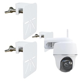 Camera Gutter Mount Compatible with WYZE Pan V3,Reolink Trackmix/E1 Outdoor Plug-in/Outdoor Pan Tilt Solar Powered Camera,ANSQUE Security Camera GU01/SA01,AOSU SolarCam D1 Classic,and Other PTZ Cams