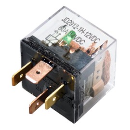 EHDIS DC 12V 60A 1NO SPST 4 Pin Relay Car Heavy Duty Split Charge Waterproof Transparent Case, Pack of 2
