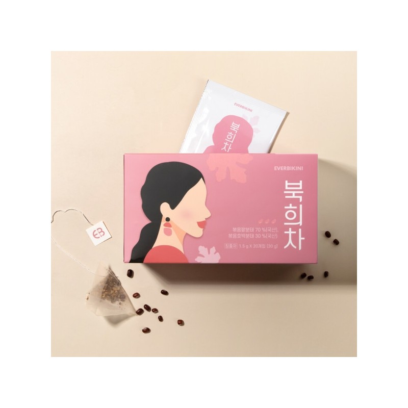 Light Pumpkin Red Bean Tea Bukheecha 20T X 2 Boxes