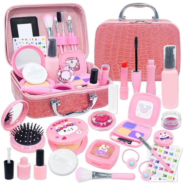 VBACALA Pretend Play, Makeup Toy, Colorless, Makeup Set, Cute Rabbit,