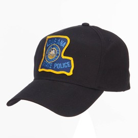 e4Hats.com Louisiana State Police Patched Cap - Black OSFM