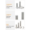 binifiMux 10pcs 5/16"-18 x 1-1/4" Serrated Flanged Hex Bolts Flange