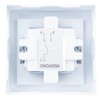 REV PlanoLuxe 0511472777 Surface-Mounted On and Toggle Switch, White