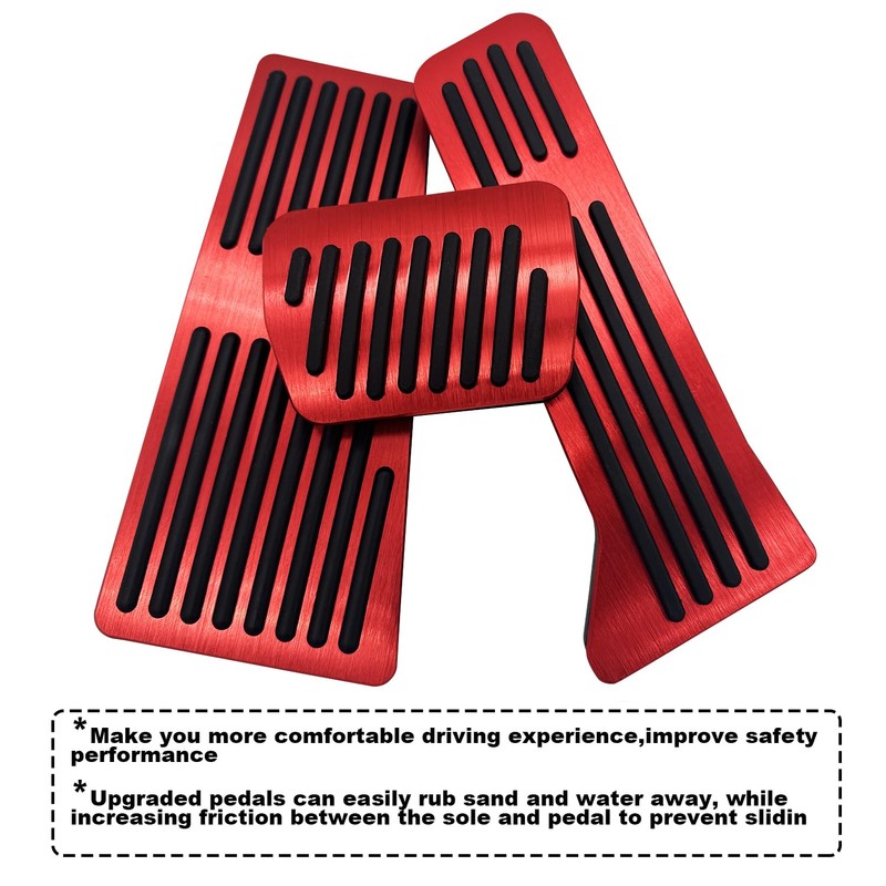 Rxmgf Brake Foot Rest Pedal Cover Gas Accelerator Pedal Cover
