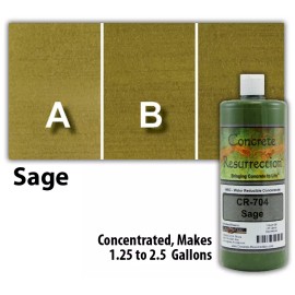 Concrete Resurrection Professional Easy to Apply Water Based Concrete Stain - Sage