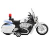 Children Mini Pull Back Toy Alloy Simulation Motorcycle Police Car