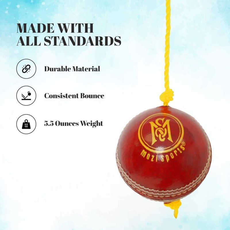 String Cricket Balls – Develop Hand-Eye Coordination Leather Cricket Skill
