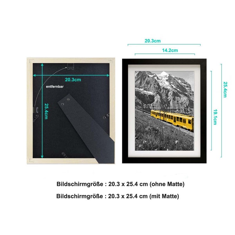 Photo Frame - 6x8 (15cm x 20cm) Picture Frames -