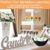 32oz 6 Black Plastic Candy Bowls, 4 Scoops and 4