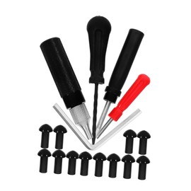 GRIRIW Motorcycle Tire Repair Kit Portable and Compact Puncture Fixing Tools Durable and Materials for Quick Repairs for Motorbikes Bikes