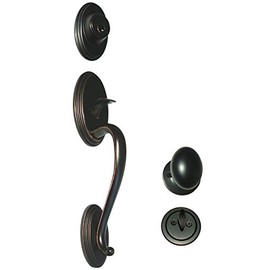 eBuilderDirect Dark Oil Rubbed Bronze Door Oval Egg Style Knob Entry/Privacy/Passage/Dummy/Deadbolt/Handleset 6093DBR