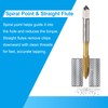 sourcing map 14pcs Spiral Point Tap Set M2 M2.5 M3