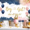 Hnmdmyi 2.1 x 1.5 m Photo Background Gender Reveal Navy