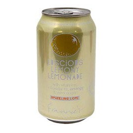 Frannie's Sparkling Beverage- Zero Calories & Sugar, Aspertame Free: Your Choice of Seven Different Flavors- 8/12 oz. Cans (Lucious Lemonade)