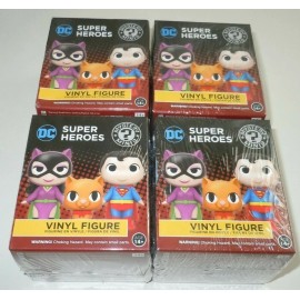 Funko DC Super Heroes and Pets Funko Mystery Minis Blind Box LOT 4 GameStop Exclusive