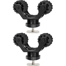 Atader Kayak Paddle Holder, Kayak Accessories Track Mount for Kayak Paddles, Kayak Fishing Accessories - Kayak Oar Holder Track Mount for Fast and Quiet Holding Standard Kayak Paddle, 2 Pack, Black