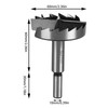 Forstner Drill Bit 60 mm for Hard and Softwood, Forstner