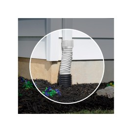 Flex-Drain 53227 Flexible Downspout Extension Adapter, 2 by 3 by 4-Inch, White