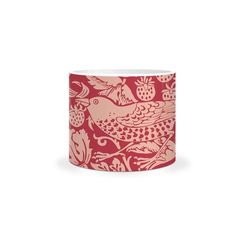 Ceramic Pot (6cm) - ACS William Morris (Raspberry)
