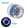 PATIKIL Light Up Skateboard Wheels 60x45mm, 4 Pack 78A PU