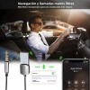 Recept Bluetoth HJDWQN 5.3 USB Auto Aux 3.5mm HD Llamadas