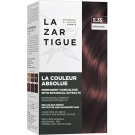 Lazartigue Permanent Haircolour 5.35 I Tinte chocolate I Sin amoníaco con extractos botánicos y alta concentración de pigmentos I Para todo tipo de cabello I 150 ml
