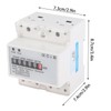 Moncer Energy Meter, DDM75S Single Phase 4P LED Din Rail